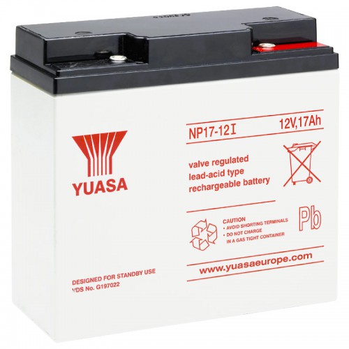 Batterie Plomb Yuasa 12V 17Ah NP17-12